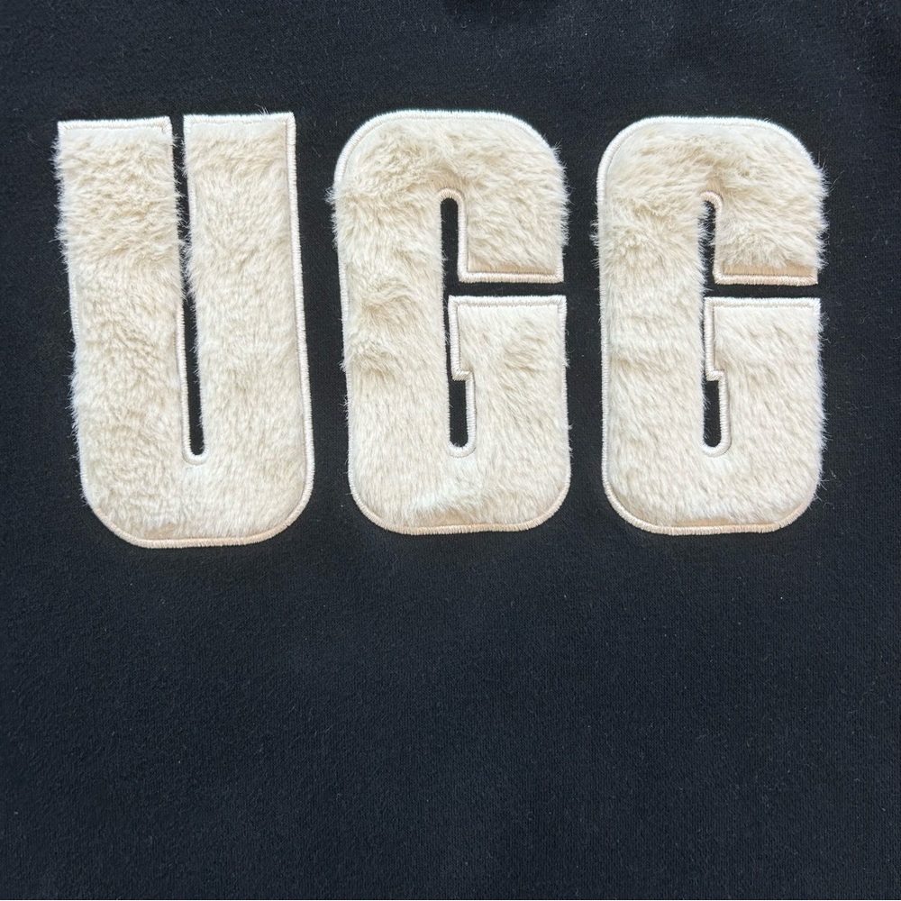 UGG Black and Cream Women's Crew Neck Sweater - Picture 3 of 3